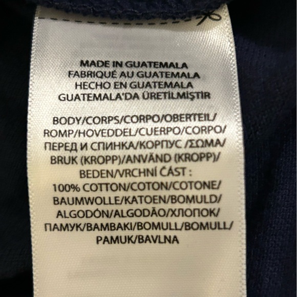 Polo Ralph Lauren All over crest Navy Pique Polo Big Boys size M (10-12) - Picture 5 of 6